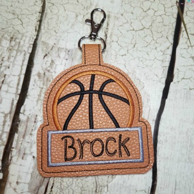 basketball snap tab emb